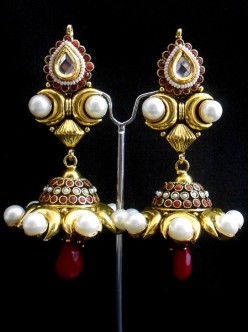 Polki Earrings